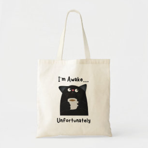Bolso De Tela Gato Dormilón Divertido