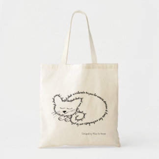 Bolso De Tela Gato durmiente, gato encantador