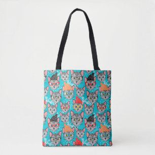 Bolso De Tela Gato en el gorra