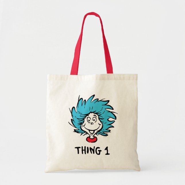 Bolso De Tela Gato en el Gorra | Cosa Uno (Frente)