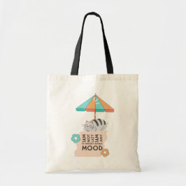 Bolso De Tela Gato en Modo de Ahorro de Energía