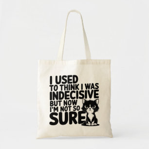 Bolso De Tela Gato, estoy indeciso ahora no estoy seguro
