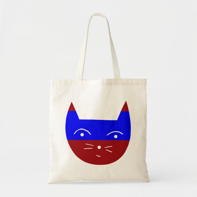 Bolso De Tela Gato feliz (Frente)
