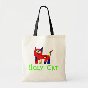Bolso De Tela Gato feo