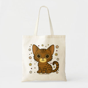 Bolso De Tela Gato floral Otis al aire libre