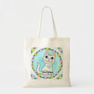 Bolso De Tela Gato Gatito Gatito