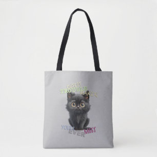 Bolso De Tela Gato Gatito Gatito Menor Problema Maker Aburrido D