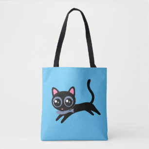 Bolso De Tela Gato gitano con pescado