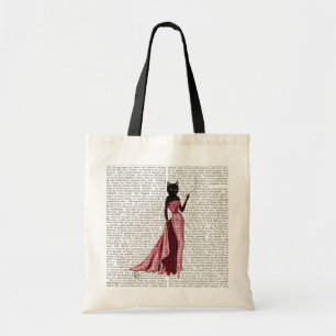 Bolso De Tela Gato glamuroso en rosa 2