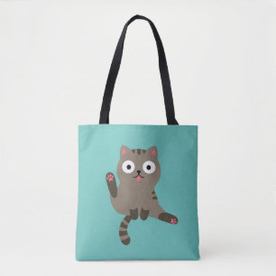 Bolso De Tela Gato gracioso