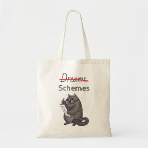 Bolso De Tela Gato gracioso Esquemas de gato divertido