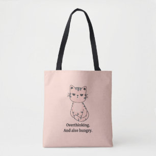 Bolso De Tela Gato Hambriento