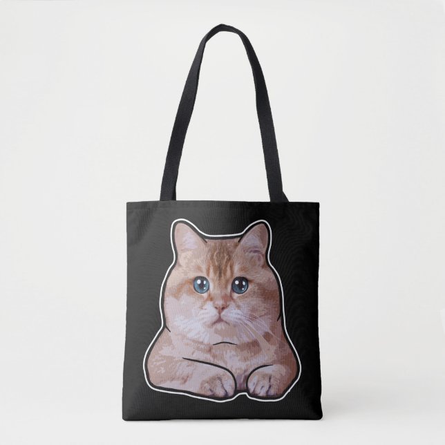Bolso De Tela Gato hosico (Anverso)