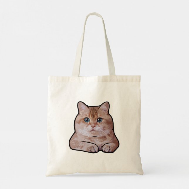 Bolso De Tela Gato hosico (Reverso)