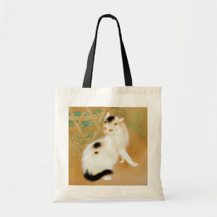 Bolso De Tela Gato japonés, Takeuchi Seihō, arte japonés