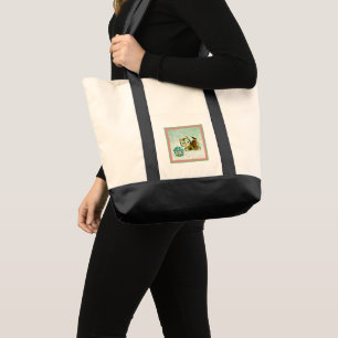 Bolso De Tela Gato Kitty Vintage