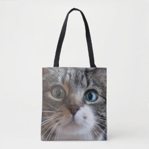 Bolso De Tela Gato lindo