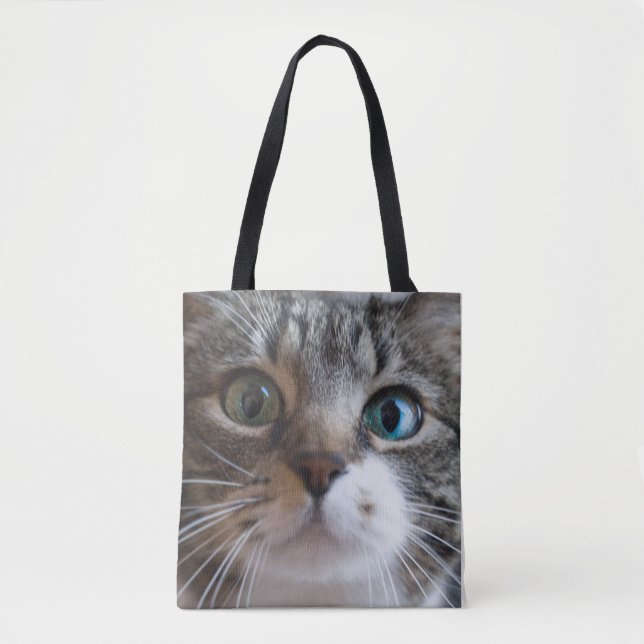 Bolso De Tela Gato lindo (Anverso)