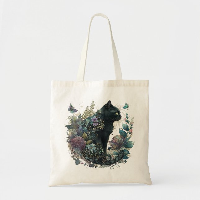 Bolso De Tela Gato mágico (Frente)