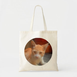 Bolso De Tela Gato naranja adorable