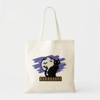 Bolso De Tela Gato negro
