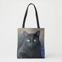 Bolso De Tela Gato negro 621