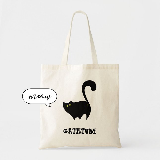 Bolso De Tela Gato negro barato con sabor insoportable (Subido por el creador)
