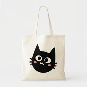 Bolso De Tela Gato negro divertido