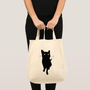 Bolso De Tela Gato negro lindo felino