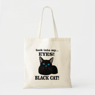 Bolso De Tela Gato negro loco gato dama gato negro