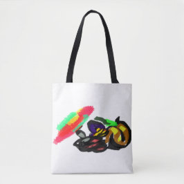 Bolso De Tela Gato negro resplandor de otoño 
