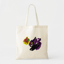 Bolso De Tela Gato negro sí otoño