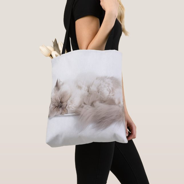 Bolso De Tela Gato persa (Detalle)