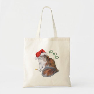 Bolso De Tela Gato Persa Calico Navidad