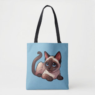 Bolso De Tela gato siamés
