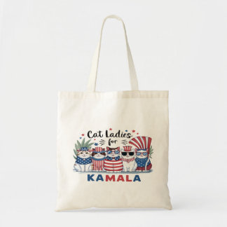 Bolso De Tela Gato sin hijos para las camisetas de Kamala