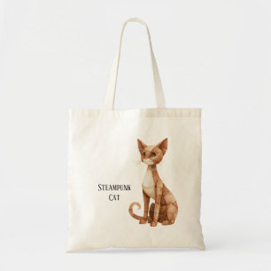 Bolso De Tela Gato Steampunk