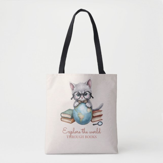 Bolso De Tela "Gato Wander" personalizado (Anverso)