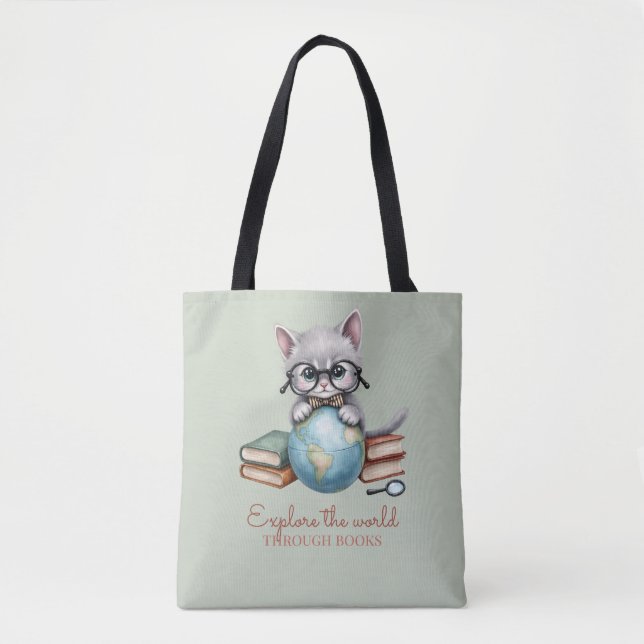 Bolso De Tela "Gato Wander" personalizado (Anverso)