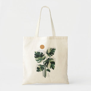 Bolso De Tela Gato y planta 11
