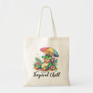 Bolso De Tela Gator de relajación de la píldora tropical