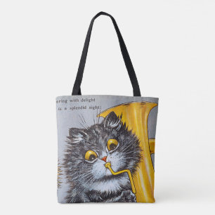 Bolso De Tela Gatos amantes de la música, Louis Wain