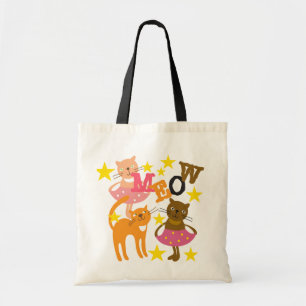 Bolso De Tela Gatos bailando