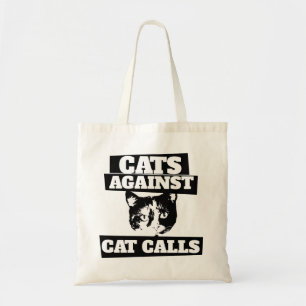 Bolso De Tela Gatos contra llamadas de gatos