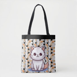 Bolso De Tela Gatos cortos