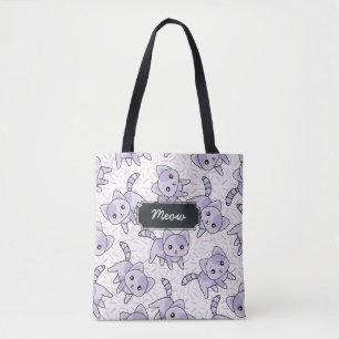 Bolso De Tela Gatos cortos