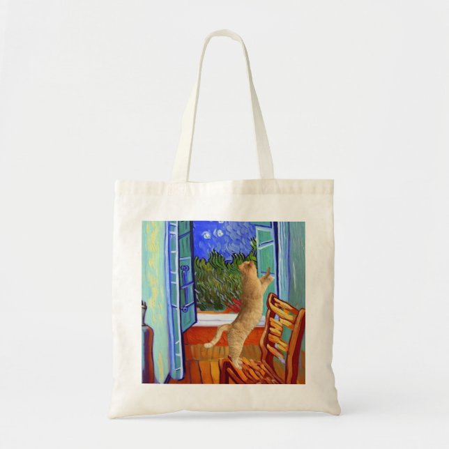 Bolso De Tela Gatos de arte (Frente)
