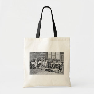 Bolso De Tela Gatos de Barber, Louis Wain