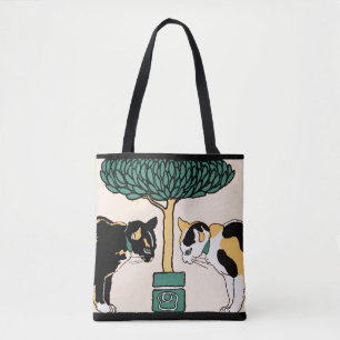 Bolso De Tela Gatos de época por Edward Penfield
