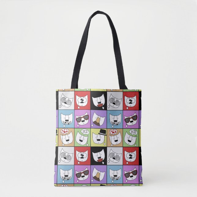 Bolso De Tela Gatos de Photo Props (Anverso)